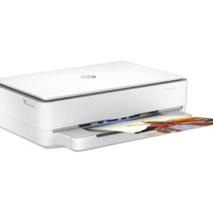 HP ENVY 6055e Wireless Color Inkjet Printer, Print, scan, copy, Easy setup, Mobile printing, Best-for-home, Instant Ink with HP+,white